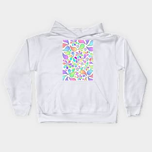 Neon Flowers Kids Hoodie